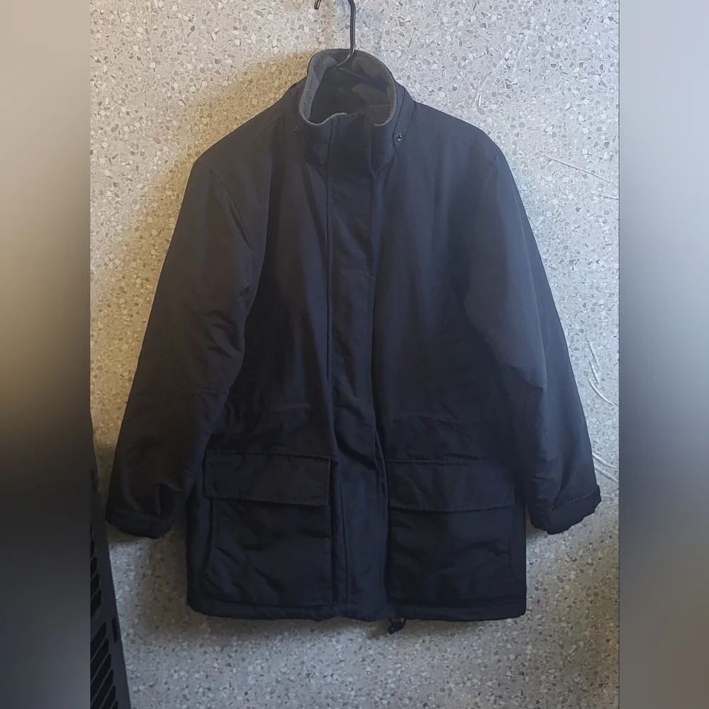 Lands End,Chore/ Barn Jacket, Puffy, Soft, Women's Black, Size‎ 2-4 Petite Xs